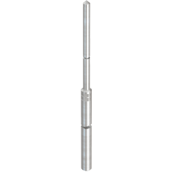 Молниеприемник стержневой Rd16 без резьбы L=2000 мм, спица Rd10, алюминий