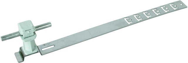 Кровельный держатель UNIsnap со штампованной скобой, длина 335 мм, NIRO, держатель DEHNsnap, высота 36 мм