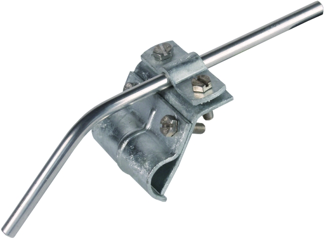 Клемма для монтажа проводника на желобе, St/tZn, Rd7-10, ширина 60 мм,  с двухвинтовой накладкой