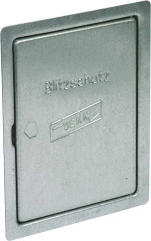Инспекционная дверца для монтажа под штукатурку, St/tZn, с захватами, облегченное исполнение с защелкой